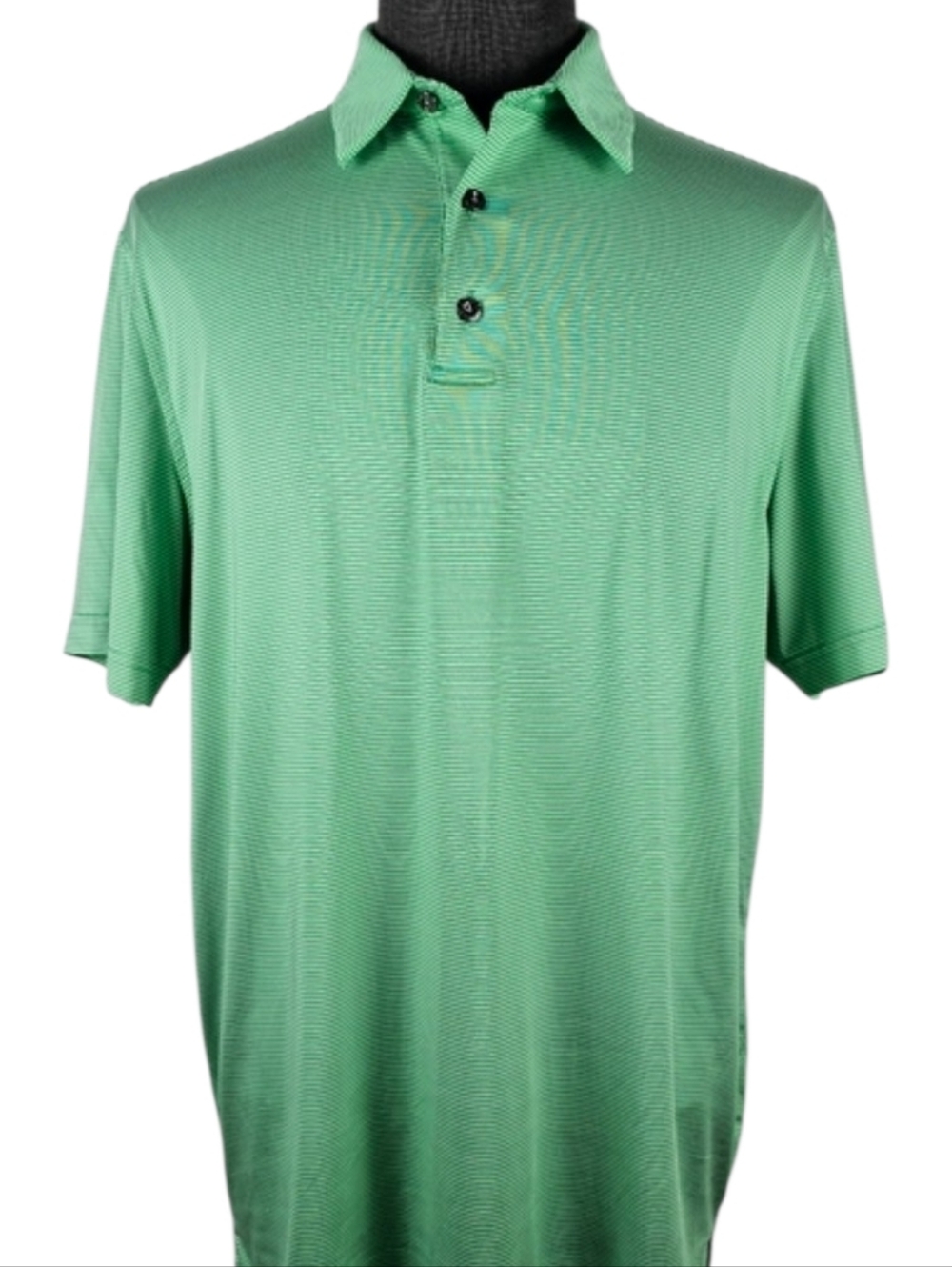 Chase 54 Green Men's Poly Blend Golf Polo Size L